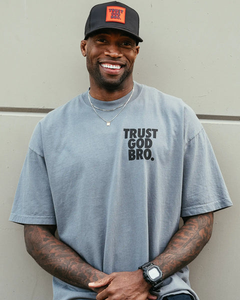"Stacked" Heavyweight Mock Neck Tee