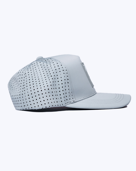 "Classic" Cool Grey | Performance Snap-Back Hat