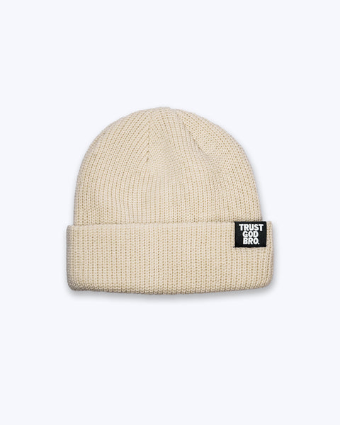 "Stacked" Cream | Beanie