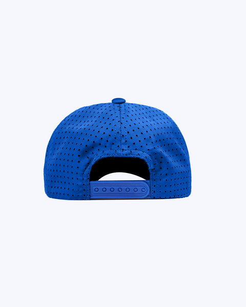 "Stacked" Royal Blue | Performance Snap-Back Hat