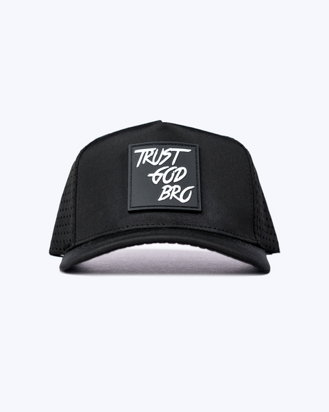 "Classic" Black | Performance Snap-Back Hat