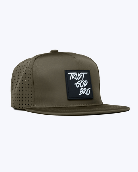 "Classic" Olive Green | Performance Snap-Back Hat