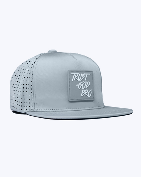 "Classic" Cool Grey | Performance Snap-Back Hat