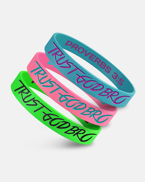 Bless Bands | "Retro Pack" | Rubber Wristbands