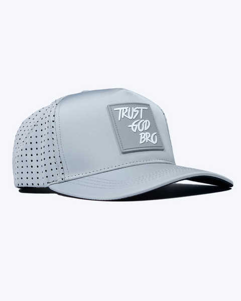 "Classic" Cool Grey | Performance Snap-Back Hat