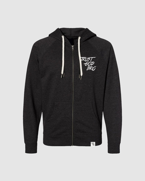 "Classic" Black | Zip Hoodie