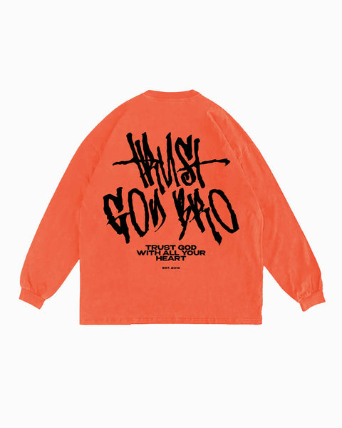"TGB x MWW 002" Orange Long Sleeve | Pre-order | Shipping Sept 1st - 5th