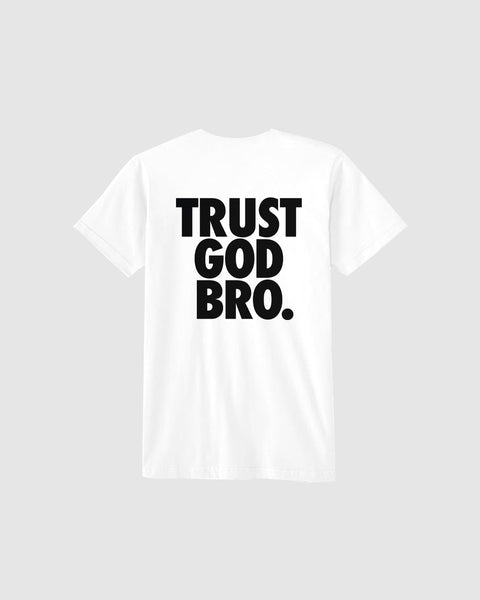 "Stacked" White | Standard Tee