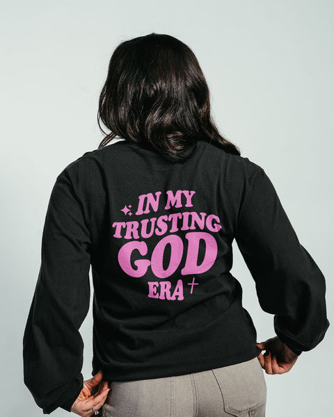 "Trust in God" Era Heavyweight Mock Neck Longsleeve Tee