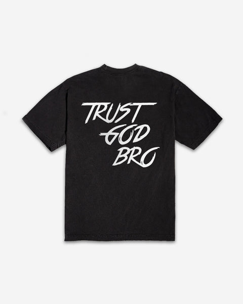 "Classic" Heavyweight Mock Neck Tee | Black