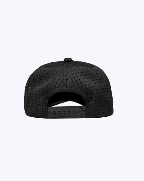 "Classic" Blackout | Performance Snap-Back Hat