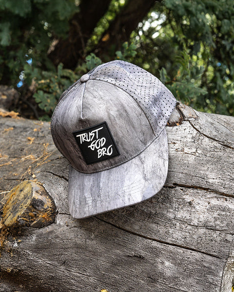 "Classic" Tree Bark Camo | Performance Snap-Back Hat