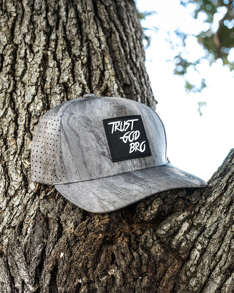 "Classic" Tree Bark Camo | Performance Snap-Back Hat