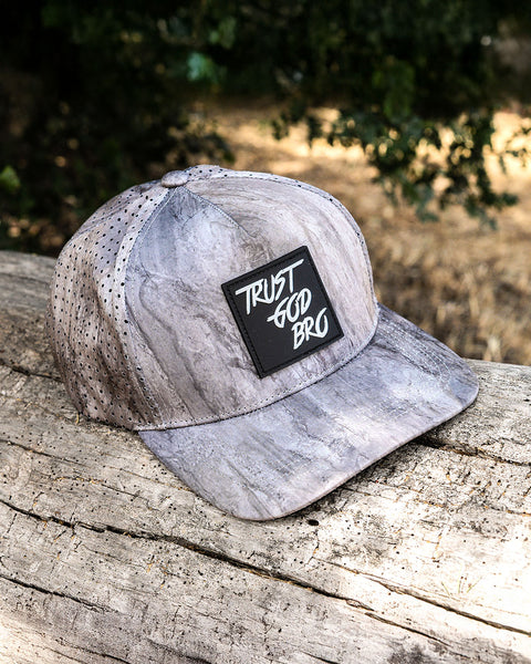 "Classic" Tree Bark Camo | Performance Snap-Back Hat