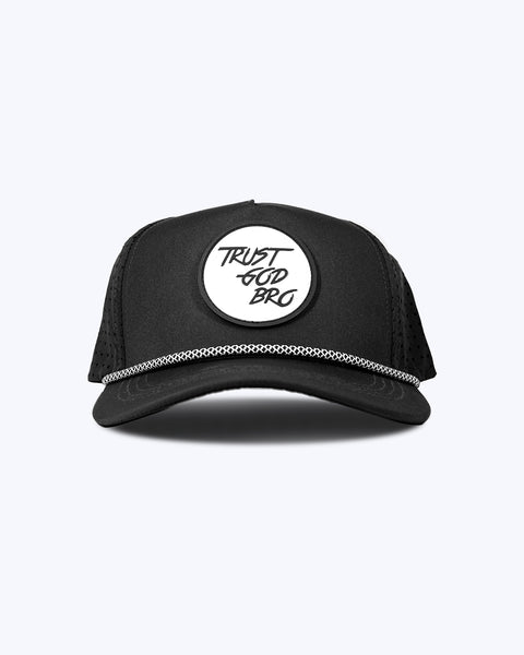 "Classic" Black | Performance Rope Snap-Back Hat