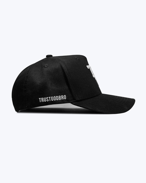 "TGB" Black | A-Frame Snap-Back Hat