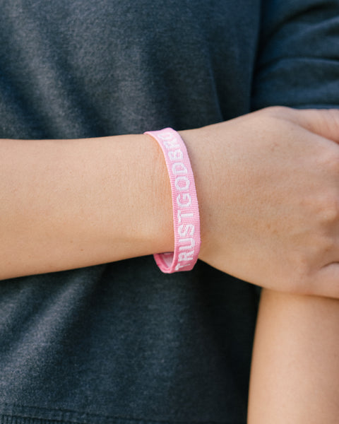 PINK TGB ADJUSTABLE BRACELET