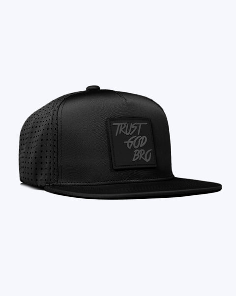 "Classic" Blackout | Performance Snap-Back Hat