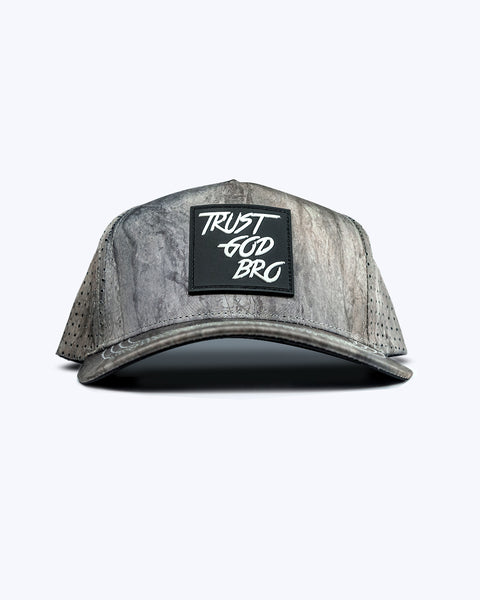 "Classic" Tree Bark Camo | Performance Snap-Back Hat