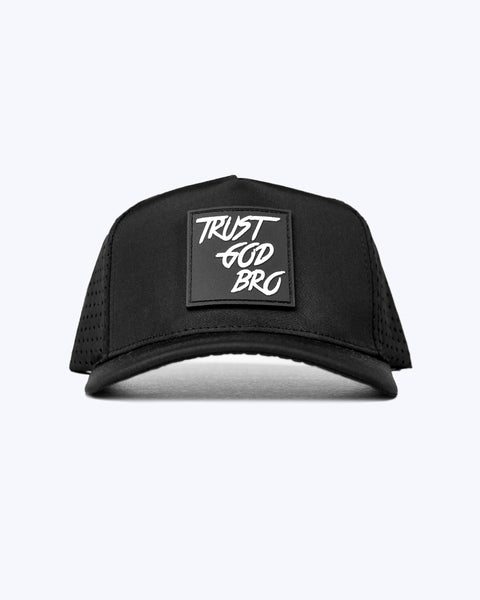 "Classic" Black | Performance Snap-Back Hat