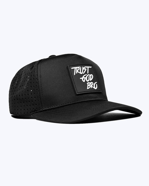 "Classic" Black | Performance Snap-Back Hat