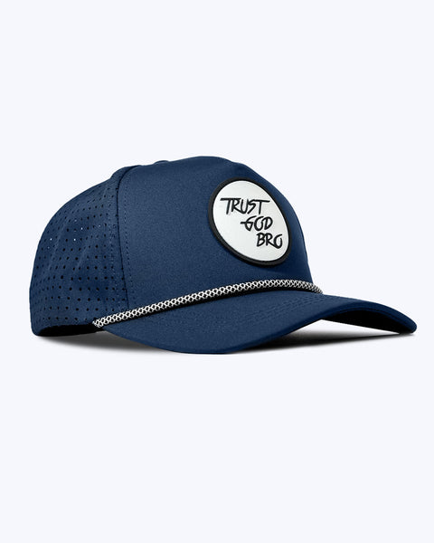 "Classic" Navy | Performance Rope Snap-Back Hat