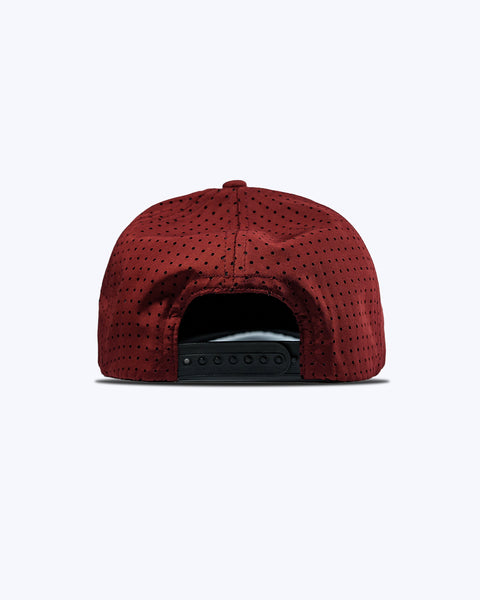 "Classic" Maroon & Black | Performance Snap-Back Hat