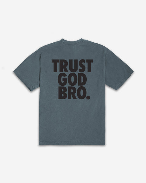 "Stacked" Heavyweight Mock Neck Tee