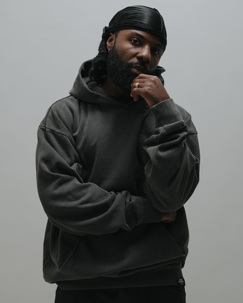 "TGB x MWW 002" Vintage Black Hoodie | Pre-order | Shipping Sept 1st - 5th