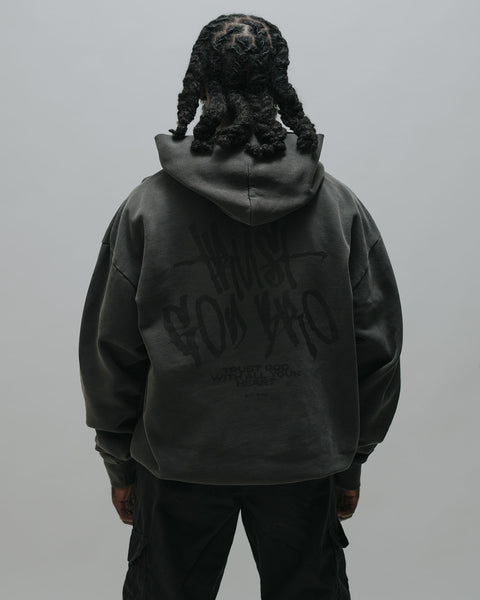 "TGB x MWW 002" Vintage Black Hoodie | Pre-order | Shipping Sept 1st - 5th