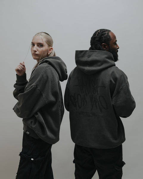 "TGB x MWW 002" Vintage Black Hoodie | Pre-order | Shipping Sept 1st - 5th