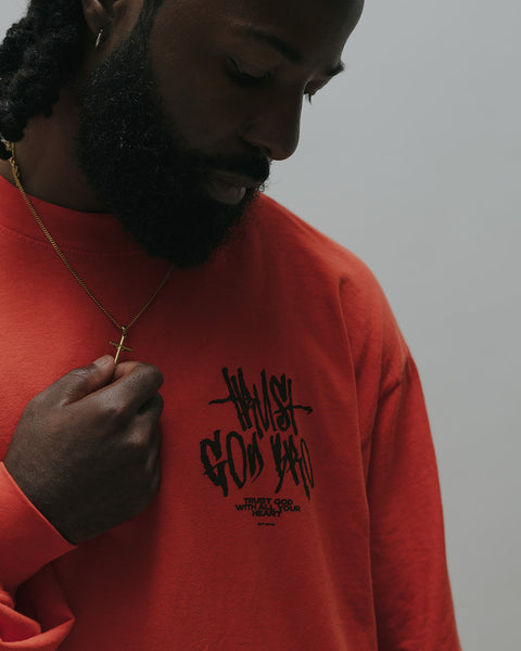 "TGB x MWW 002" Orange Long Sleeve | Pre-order | Shipping Sept 1st - 5th