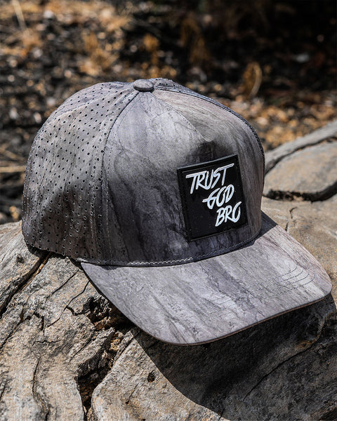 "Classic" Tree Bark Camo | Performance Snap-Back Hat