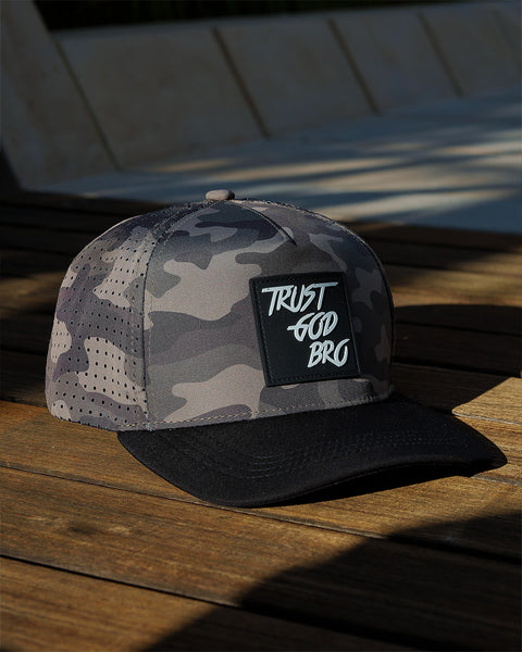 "Classic" Military Camo | Performance Snap-Back Hat