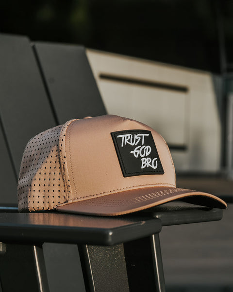 "Classic" Sand | Performance Snap-Back Hat