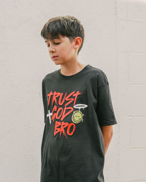 "Graffiti" Kids Tee | Vintage Black