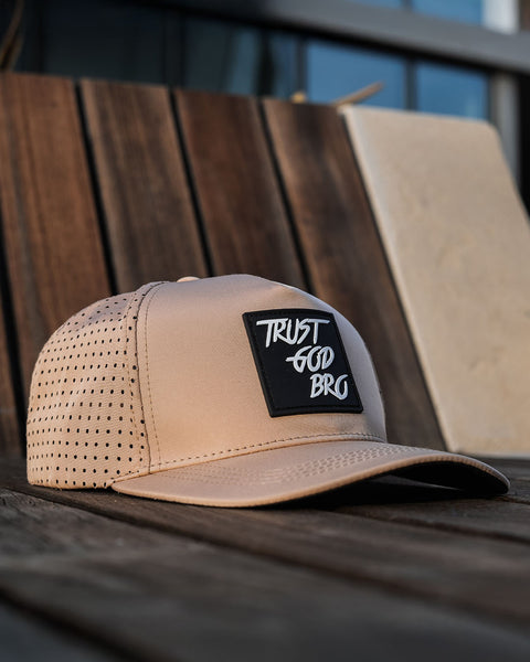 "Classic" Sand | Performance Snap-Back Hat