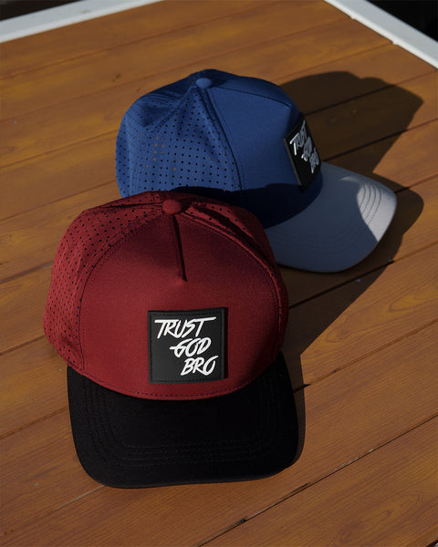 "Classic" Maroon & Black | Performance Snap-Back Hat