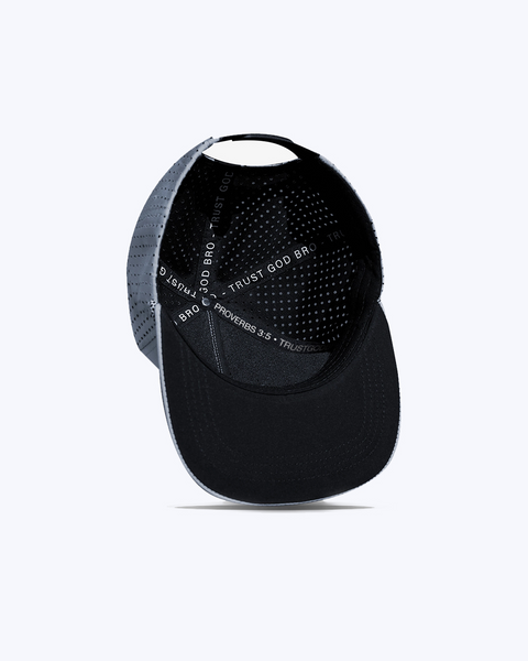 "Classic" Cool Grey | Performance Snap-Back Hat