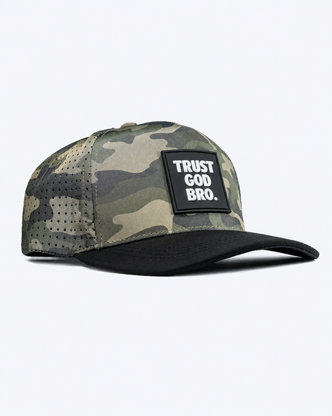 "Stacked" Military Camo | Performance Snap-Back Hat