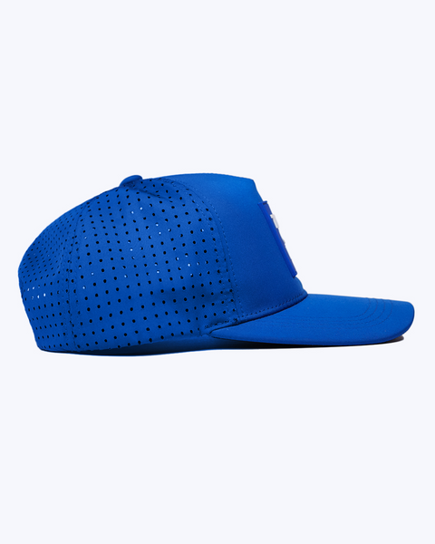 "Stacked" Royal Blue | Performance Snap-Back Hat