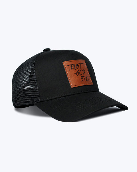 "Classic" Leather Patch | Trucker Hat