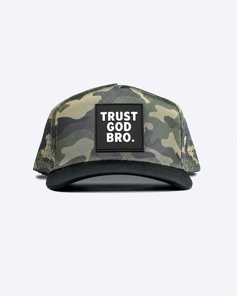 "Stacked" Military Camo | Performance Snap-Back Hat