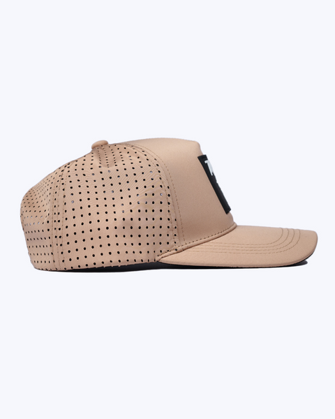 "Classic" Sand | Performance Snap-Back Hat