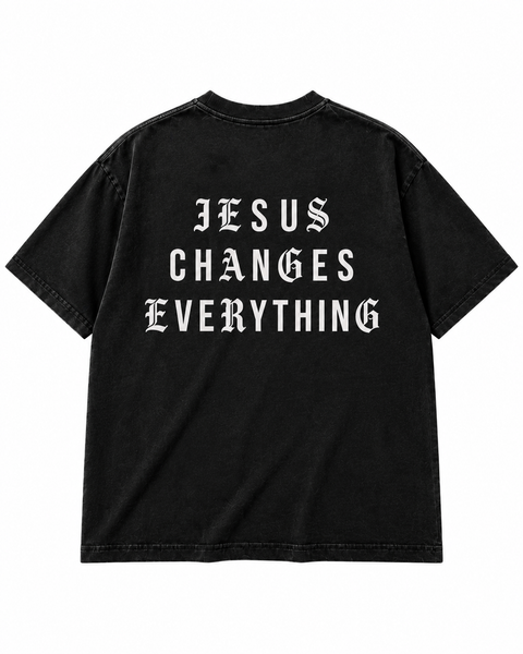 “Jesus Changes Everything” Black | Comfort Colors
