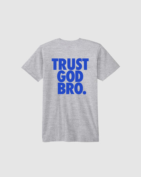 "Stacked" Heather Grey | Standard Tee