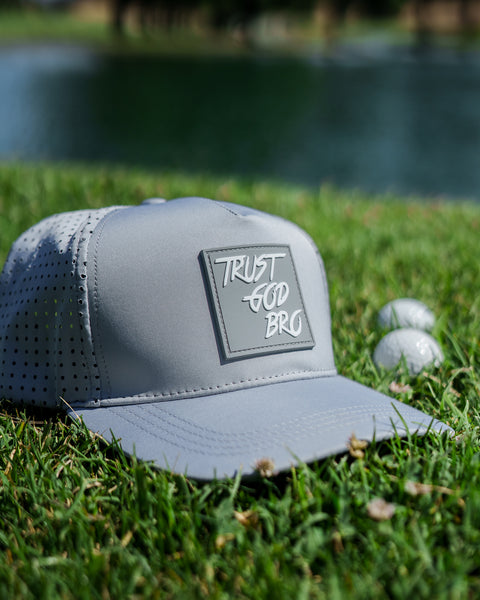 "Classic" Cool Grey | Performance Snap-Back Hat