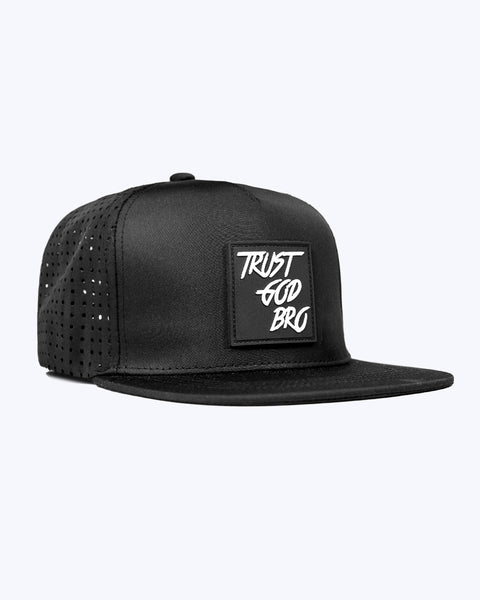 "Classic" Black | Performance Snap-Back Hat