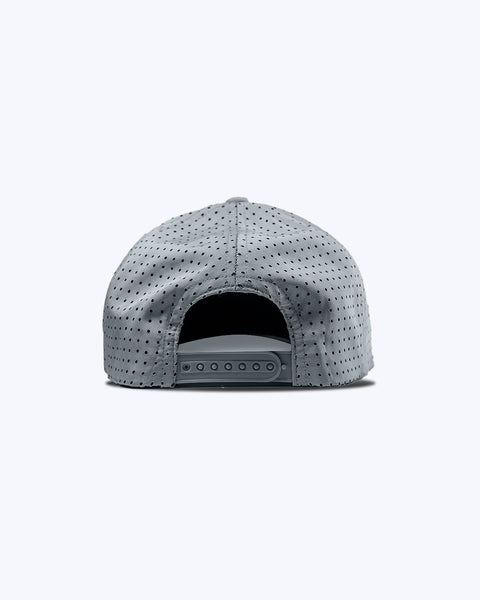 "Classic" Grey & Black | Performance Snap-Back Hat