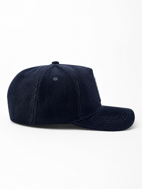 Corduroy "Classic" Black | Snap-Back Hat